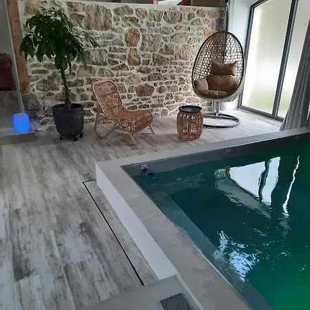 펜션 Les Hauts De Bagadou Le Loft